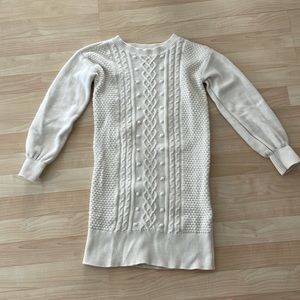 Knitted sweater dress